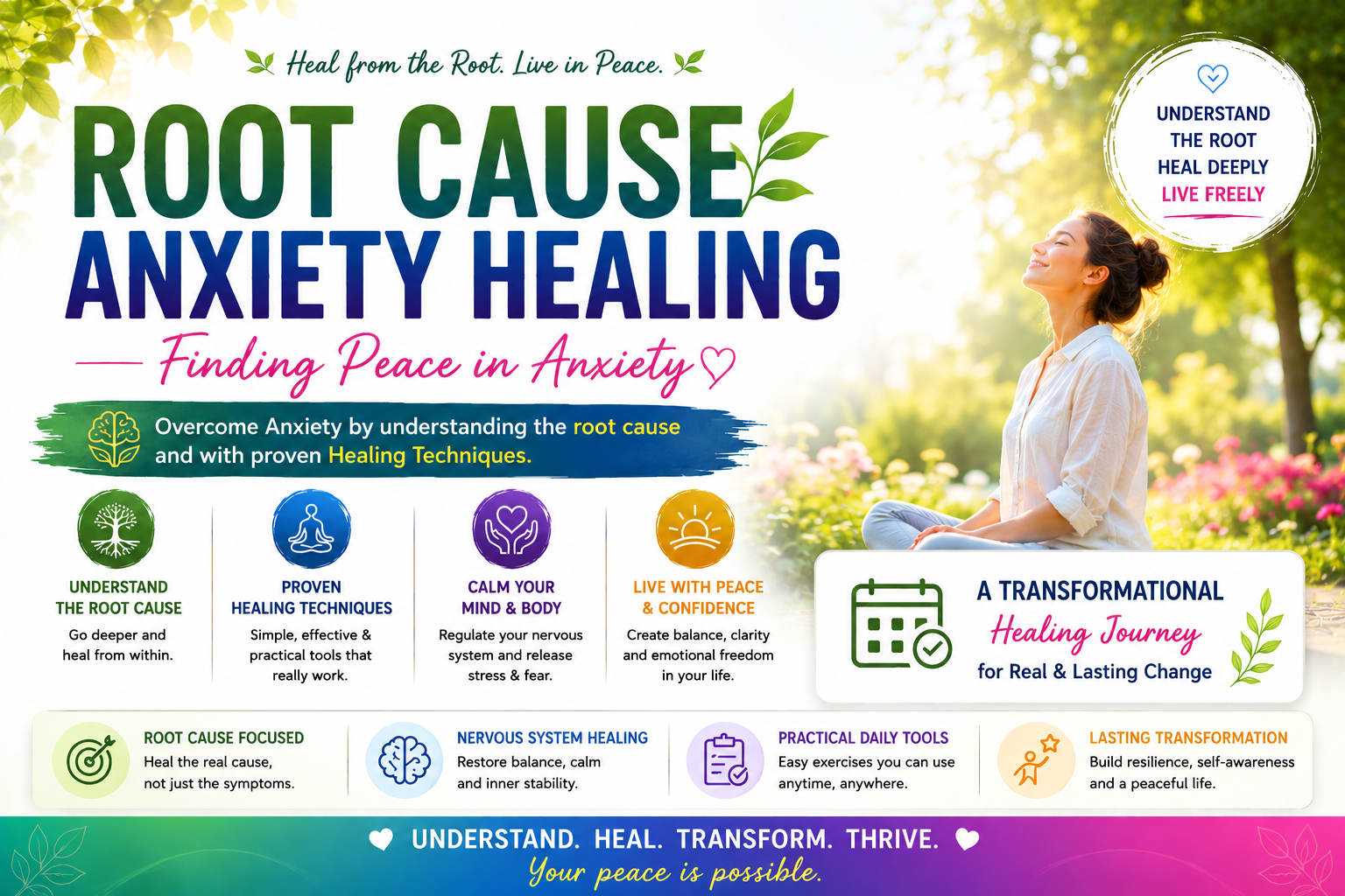 Root Cause Anxiety Healing 🌸 | Deep Healing for Mind & Nervous System